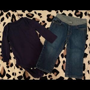 Outfit (Baby Gap top, Children’s Place Bottom)